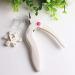SJLS Nail Clipper Cutter for False Nail Manicure Acrylic UV Gel False Tips Clipper Edge Cutter Manicure Cutter Clipper Scissors Tool (Color : White)