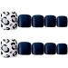 24pcs Black Press On Toenails Short Matte False Toenails with Leopard Decoration Design Acrylic Fake Feet Nails for Women - Buy Online on GoSupps.com