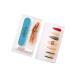Allkem Bee Stripe Sculpted Stiletto Press on Nails - 20 pcs Nail Kit with Glue | Extra Long Stiletto | Glossy Finish - Buy Online on GoSupps.com