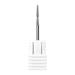 CGBE nail miller attachments 3/32 inch Wolframcarbid hard metal nail miller bits remove nail skin dead skin and rhinestones cone shape nail drill bits medium grain for manicure pedicure cone shape bit - m