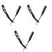 Beaupretty 3 Pcs Razor Beard Shaving Cutter Hair Salon Shaver Vintage Beard Shaver Beard Trimmer Eyebrow Shaping Cutter Beard Cutter Beard Shaver for Men Simple Shaver Manual Shaver