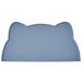 Septillar bowl pad silicone cats and small dogs waterproof pet lining mats slipproof cat bar (stone blue) stone blue 44x25 cm