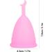10 Pack Pink Menstrual Cups - Safe & Portable for Home and Travel | Eco-Friendly Solution - Buy Online on GoSupps.com