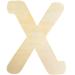 Large Wooden Letters 30cm Wooden Letter for Crafts Children's Names Capital Alphabet 5mm Thick Unfinished MDF Wood Slices Nursery Wall Hanging Art Sign Board Painting Home Decor (X)