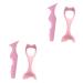 Didiseaon 4 Pcs Eyeliner Silicone Molds Eyelash Tool Applicator Tools Makeup Kit Makeup Supply Usb Mask Spoon