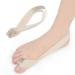 Fiorky Unisex-Hallux-Valgus device relieves pain for large bones bale toes train belt daily wearing toe separator smooth iron elastic for foot needs champagne 1PCS L