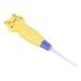 Cute Cartoon LED Flashlight Earpick Earwax Remover ABS Sanitary Flashlight Function for Baby Care (Yellow Kitten - Buy Online on GoSupps.com