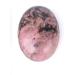 Stone of well-being flat approx. 4 x 3 cm (Rhodonite)