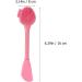 Uonlytech Silicone Spatula Silicone Facial Applicator Silicone Face Brush Double- ended Facial Brush for Deep Cleansing Makeup Removal Massaging Spatula Scraper Charcoal Face Wash - Buy Online on GoSupps.com