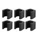 Vbestlife Pool Cue Holder Clips 6 Pack Plastic Billiard Pool Single Holder Fishing Rod Holder Clips