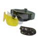 Hallwayee Airsoft Goggles Tactical Shooting Goggles Impact Resistance Anti UV Scratch Safety Glasses Military Goggles Green/ 3lens