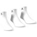 Buy Adidas Unisex Thin & Light Ankle Socks - 3 Pairs XL White/Black | International Shipping Available - Buy Online on GoSupps.com