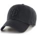 '47 MLB Black/Black Clean Up Adjustable Hat Cap, Adult One Size San Francisco Giants Black/Black