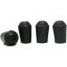 fiXte Small 13mm Black Rubber Walking Stick Cane Crutch Hiking Pole End Ferrule Replacement (Pack of 4) - Buy Online on GoSupps.com