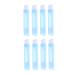 minkissy 8pcs Foldable Toothbrush With Soft Bristles Portable Travel PP Toothbrush Box