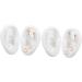 Buy 2 Pairs Artificial Ear Models - Realistic Simulation Ear Mold for Display & Practice | International Shipping Available - Buy Online on GoSupps.com