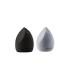 The 4-Ways Blender Duo Pack Black & Velvet Makeup Sponges Versatile Beauty Tool for Flawless Application (1) Black and (1) Velvet