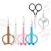 Craft Scissors 1PC Stainless Steel Eyebrow Scissor Eyelashes Nose Hair Remove Round Point Head Trimmer Personal Care Makeup Beauty Tools Scissors - Buy Online on GoSupps.com