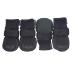 LONSUNEER Dog Boots Breathable and Protect Paws Soft Nonslip Soles Black Color Size M L XL (Medium - Inner Sole Width 2.56 Inch) Medium Black