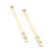 Back scratcher made of bamboo massager with 2 rollers for neck legs feet