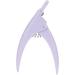 Nail Tip Clipper Acrylic Nail Clipper Ergonomic DIY for Novice for Nail Salon (Purple) - Buy Online on GoSupps.com