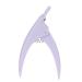 Nail Tip Clipper Acrylic Nail Clipper Ergonomic DIY for Novice for Nail Salon (Purple)