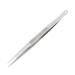 7" Long Stainless Steel Precision Tweezers with Fine Tip for Jewelry Watchmaker Electronic Tweezers