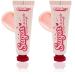Glam'Up Paris - Soin Sugar Lip Exfoliant et Hydratant - Lip Scrub - Gommage au Sucre Pour les L vres - limine les Peaux Mortes (Lot de 2) Translucide 1 g (Lot de 2)