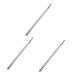 FRCOLOR Portable Lipstick Applicator 3pcs Double Ended Lipstick Brush Lip Artificial Fiber Miss Make up Toolkit Lip Mask Brush