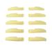 Silicone Curler Pad Set - 10Pcs/5 Sizes for Lash Perm Kit | Reusable Lower Lash Isolation Pads for Tint & Perm Eyelashes (Yellow) - International Shipping - Buy Online on GoSupps.com