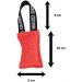 Dingo Gear Cotton-Nylon Mini Bite Sausage for Dog Training - 10 x 5 cm - Orange - International Shipping Available - Buy Online on GoSupps.com