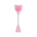 Dual End Exfoliating Silicone Face Scrubber Mask Applicator Lip Scrub Exfoliator Brush Easy to Clean Men & Women Face Cleansing Tool