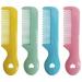 Pack Of 4 Round Tip Bristles Baby Comb For Sensitive Scalp Skin 1.0 Count