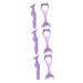 6 Pcs Mascara Applicator Guard Eyeliner Guard Silicone Eyeliner Make up Aid Make up Eyeliner Aid Makeup Tools Silicone Make up Tools Eyeliner Stencils Mascara Drawing Aid Tool 15x5.7cmx3pcs