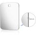 Zywuoy Anti-Fog Shower Mirror 2-Pack | Fitting-Free Acrylic Bathroom Mirror for Shaving & Makeup | 20 x 30 cm - Buy Online on GoSupps.com