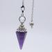 Shop Natural Stone Pendulum & 7 Chakra Necklace Premium Reiki Opal & Hexagonal Column Design for International Shipping - Buy Online on GoSupps.com