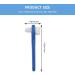 Artibetter Denture Cleaning Brush - Dual Head Toothbrush for False Teeth - Hard Bristles - Effective Denture Care - Buy Online on GoSupps.com