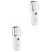 Baluue 2 Pcs Steamer Facial Mister Fashion Mist Sprayer Lociones Para Mujer Femally White