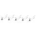 Lurrose 5 sentences cutlery for the left hand stainless steel dishes of blown -in tablespoons for older people Utensils forks Food foods old stainless steel arch 17x4.5cmx5pcs as shown x 5 pieces