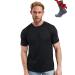 Merino.tech Merino Wool T-Shirt Mens - 100% Organic Merino Wool Undershirt Lightweight Base Layer + Hiking Wool Socks X-Large Charcoal Grey