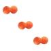 Solustrie 3 STK peanut massage ball Double Lacrosse massage device Massage balls ice hockey peanuts Oers-shaped massage ball Mobility ball Yoga peanut balls Sportball scrollrad Epp