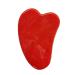 Jade Gua Sha Scraper Board Massage Rose Quartz Jade Guasha Stone for Face Neck Skin Lifting Wrinkle Remover Beauty Care(Orange)