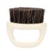 Ai life men's beard shaving brush wild boar fur soft hairdressing salon facial cleansing shaving tool shaving razor brush with handle styling accessories white holder