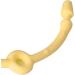 Alomejor Baby Pacifier Strap - Adjustable Silicone Teething Band Soft & Stretchy Holder in Yellow - International Shipping - Buy Online on GoSupps.com