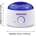 RioRand Wax Warmer Hair Removal Kit with Hard Wax Beans and Wax Applicator Sticks White - Buy Online on GoSupps.com