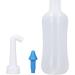DAUZ Nasal Wash Bottle - Portable 300ml Nose Rinse for Adults | Soothing Stream & Professional Nose Care - Clear ABS Design (Blue - Buy Online on GoSupps.com