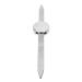 Adjustable Stainless Steel Compass Eyebrow Ruler for Precise Makeup Measurement (Silver) - Buy Online on GoSupps.com