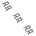 minkissy 3pcs Foot Pad Shoe Inserts Cushion for Heels Shoe Pads Insole Heel Cushions for Shoes Heel Pad So Men and Women Whitex3pcs mediumx3pcs