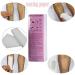 Professional Hair Removal Set - Wax Roller 100g Thermal Wax 5 Wood Spatulas & 100 Paper Strips - Lavender Color - Buy Online on GoSupps.com
