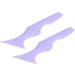 Aid Stencil Pointed Tip Reusable Molds Stencil 2pcs Waterproof for Beginners for Daily Use (Purple) - Buy Online on GoSupps.com